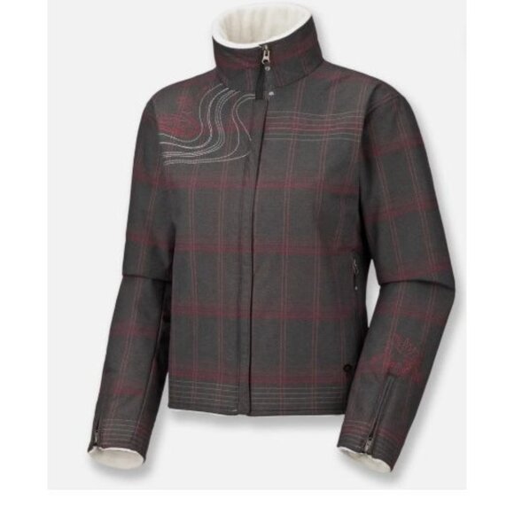 Mountain Hardwear Gray Plaid Commotion Retromotion Jacket Size S MSRP $160 - Picture 2 of 12